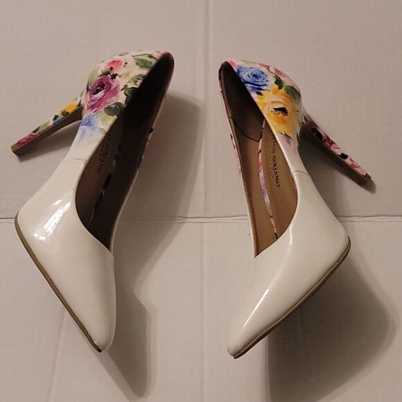 CHRISTIAN SORIANO FOR PAYLESS FLORAL HEELS PUMP - Picture 14 of 16